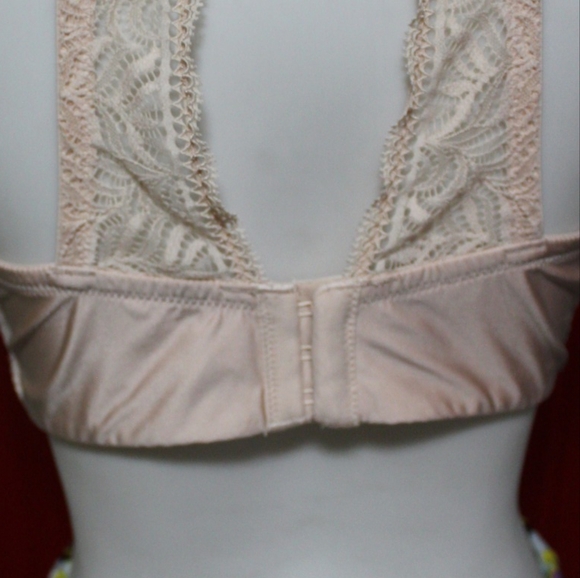 PARAMOUR SEAMLESS PLUNGE CONTOUR LACE BACK BRA - Picture 4 of 16